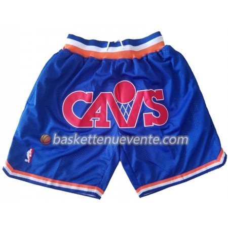 Homme Basket Cleveland Cavaliers Shorts à poche Bleu Swingman